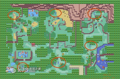 口袋妖怪红宝石幻岛,南岛,中央凹凸岛,诞生岛,梦