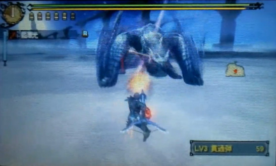 怪物猎人3G月迅龙全武器打法视频