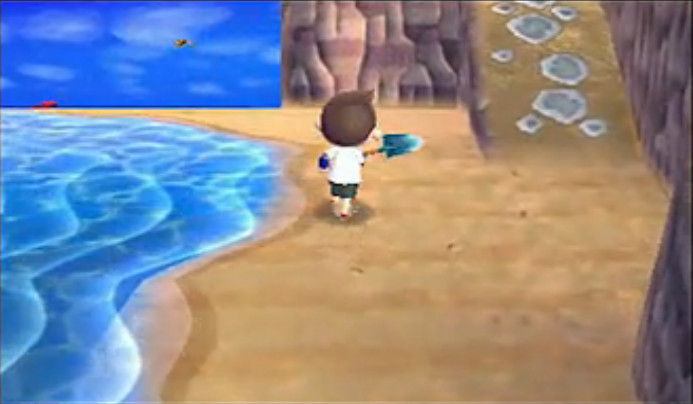 3ds动物之森如何挖化石
