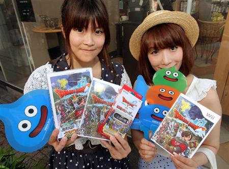 勇者斗恶龙10实体店首发现场照片（涉谷）：网游也买账！