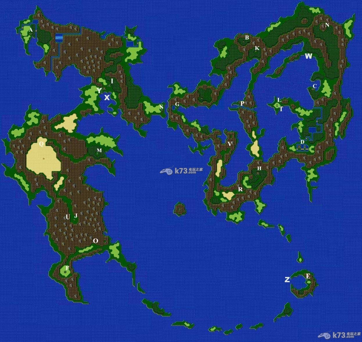 最终幻想5全世界地图清晰