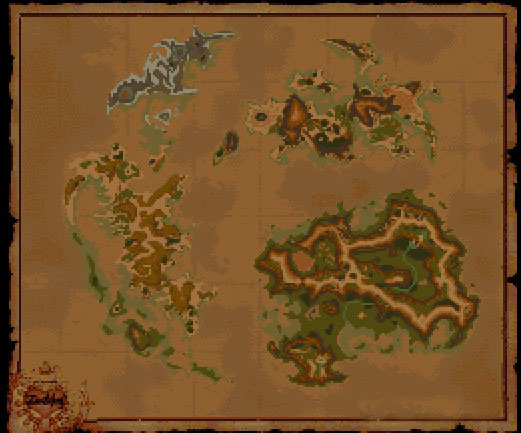 最终幻想9世界地图及陆行鸟挖宝地图