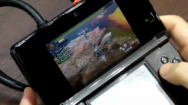 怪物猎人4 TGS2012两段实机试玩视频（3dsll实机）
