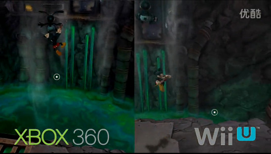 史诗米奇2双重之力 WiiU&Xobx360画面对比