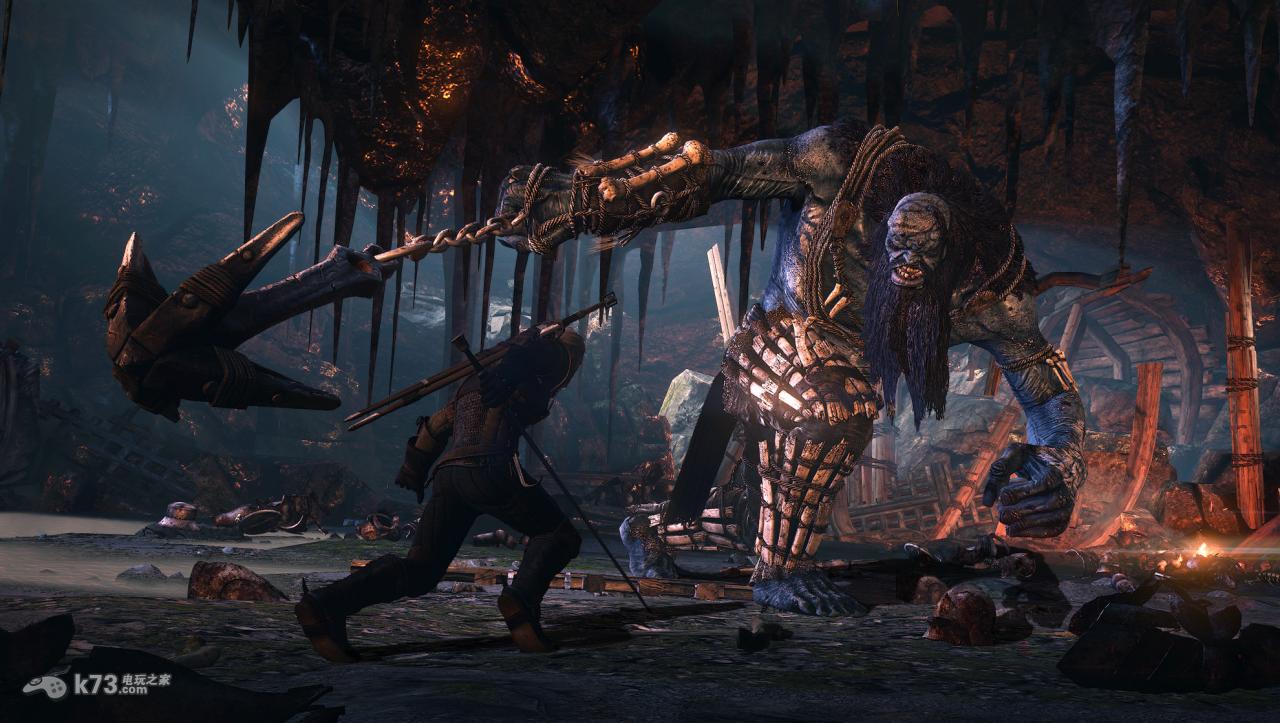 巫师3狂野狩猎boss战斗截图及游戏原画公开