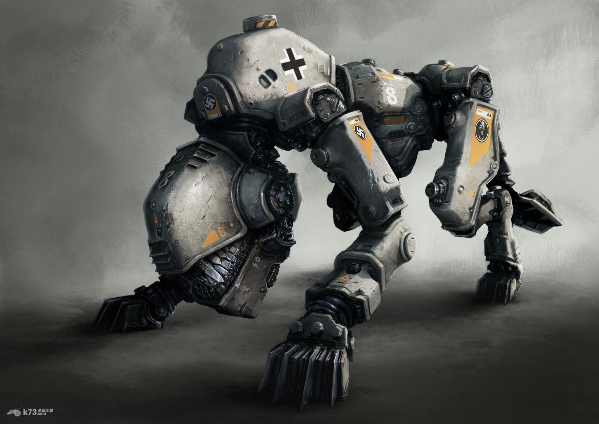 重返德军总部2d原画图片大全_重返德军总部2