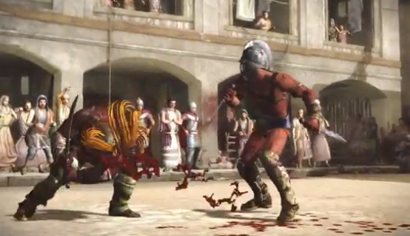 《斯巴达克斯传奇》发售视频:暴力血腥依旧