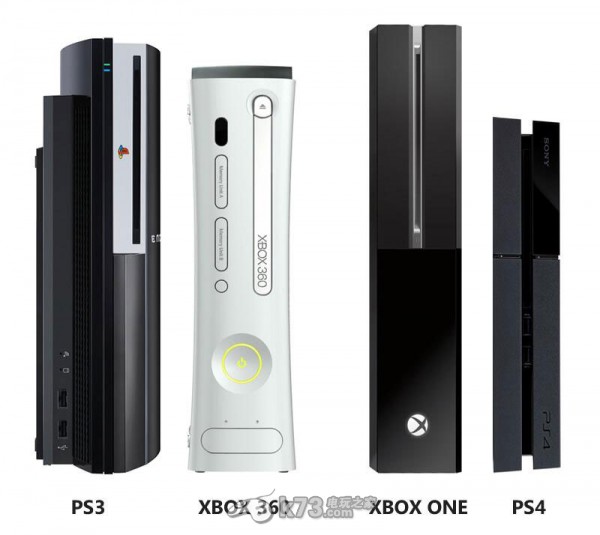 PS4 XboxOne主机大小对比图 _k73电玩之家