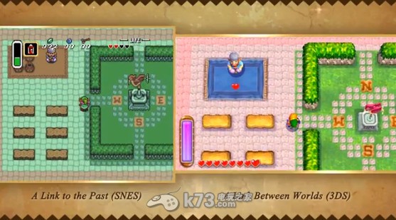 3ds《塞尔达传说众神的三角力量2》与原版实