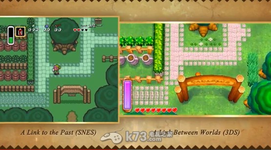 3ds《塞尔达传说众神的三角力量2》与原版实