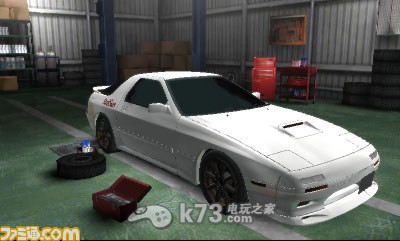 3ds《头文字D完美漂移ol》主角及车种截图介