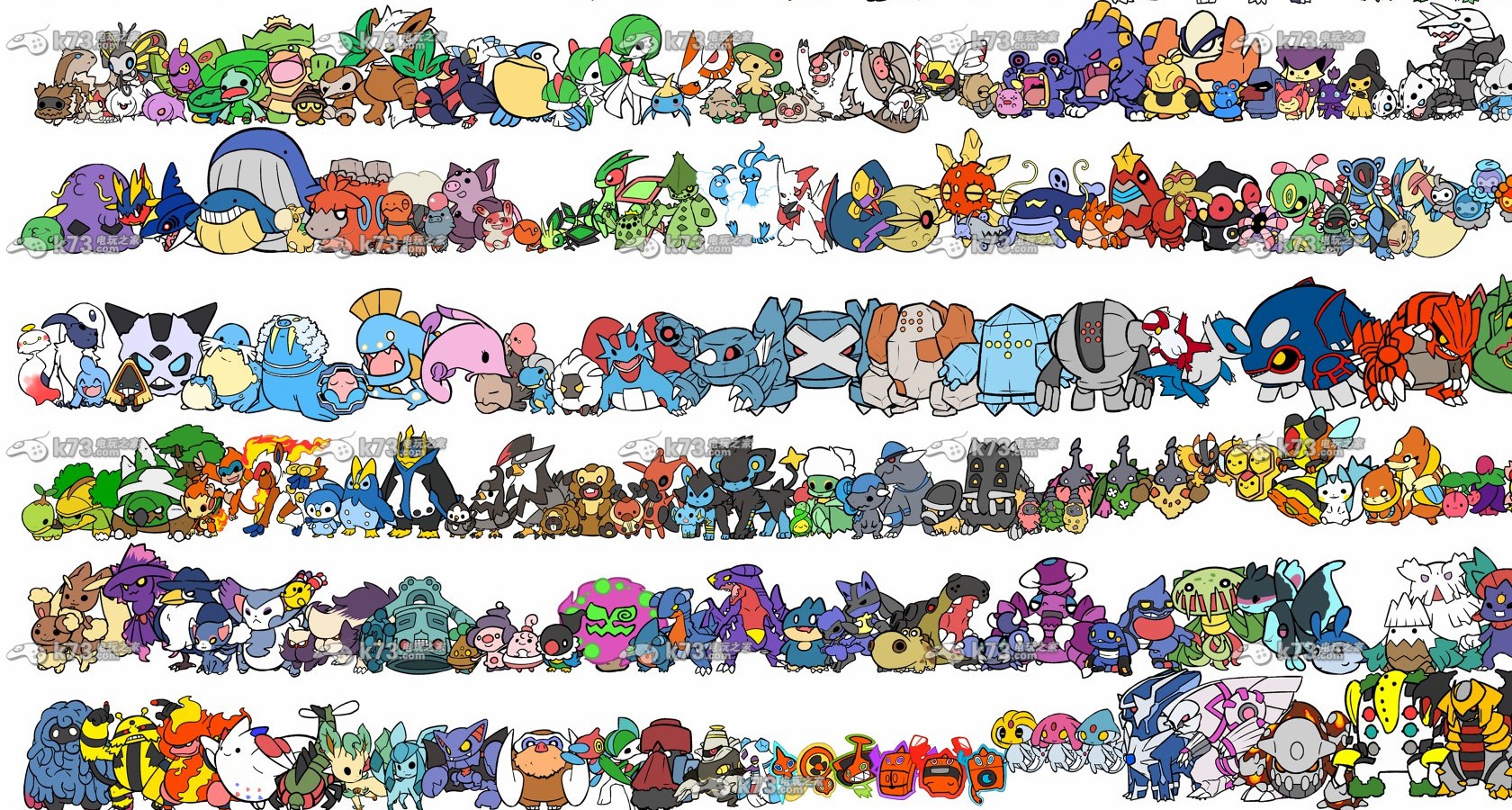 口袋妖怪xy全pm妖怪进化图鉴_k73电玩之家