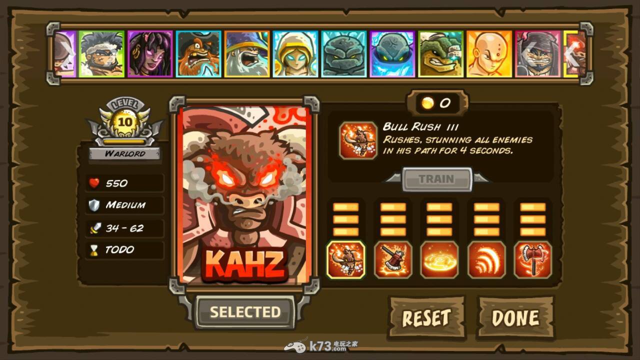 皇家守卫军Kingdom Rush Frontiers全强化技能