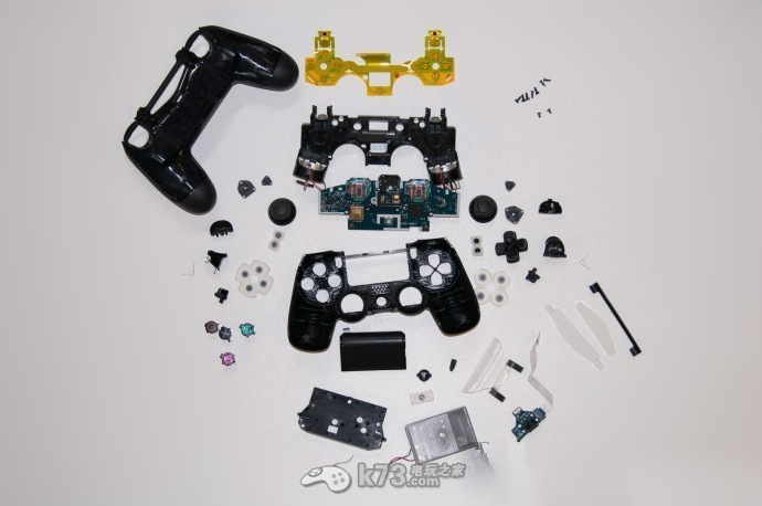 索尼PS4 手柄拆分解析 _k73电玩之家