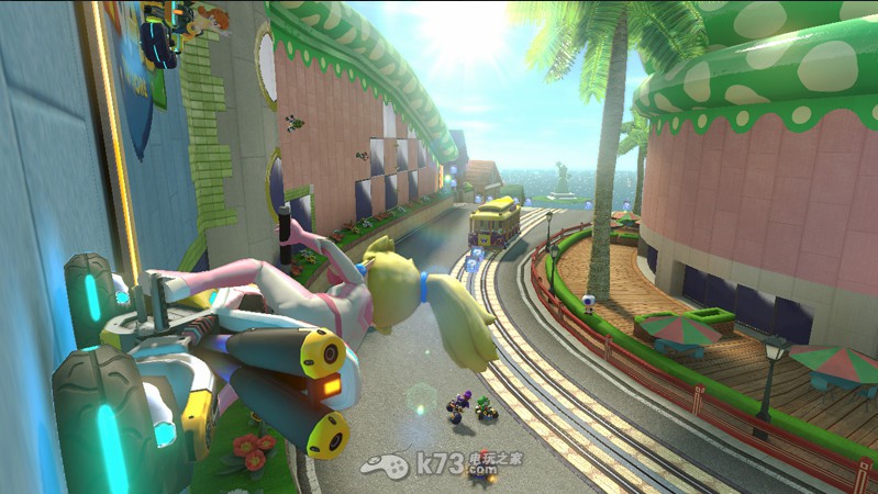《马里奥赛车8》新角色及新赛道实机截图_k7