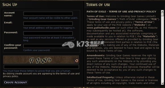 流放之路注册下载常见问题 流亡黯道_k73电玩