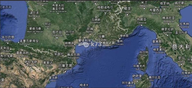 极限竞速地平线2全地图一览 _k73电玩之家