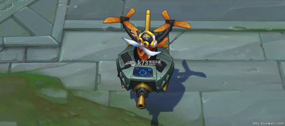 LOL Fnatic库奇皮肤图鉴 飞机皮肤视频展示 _k