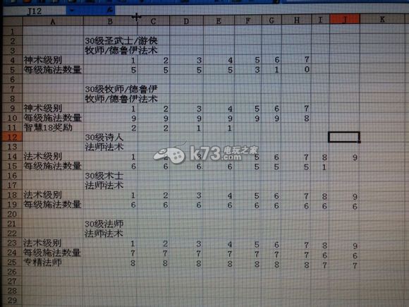 冰风谷增强版基础数据收集分享 _k73电玩之家