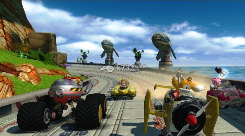 wii 索尼克与世嘉全明星赛车 _K73电玩之家